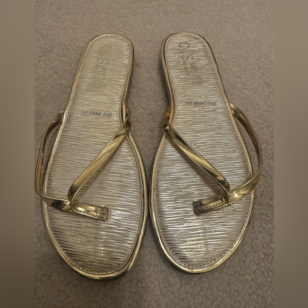Elegant Gold Women's Sandals
